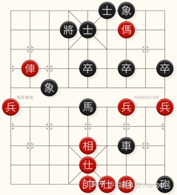 頓挫戰術殘局示意圖