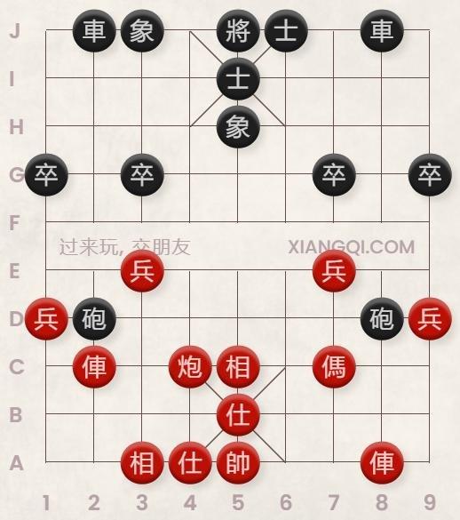 子力牽制作用示意圖