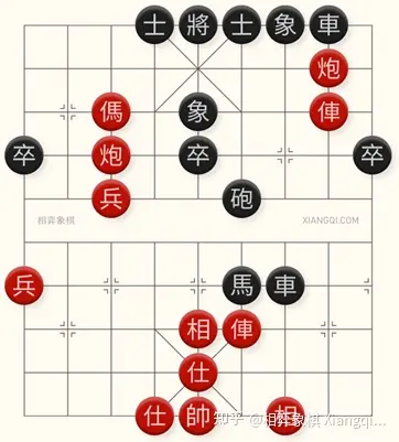 多子歸邊殘局示意圖